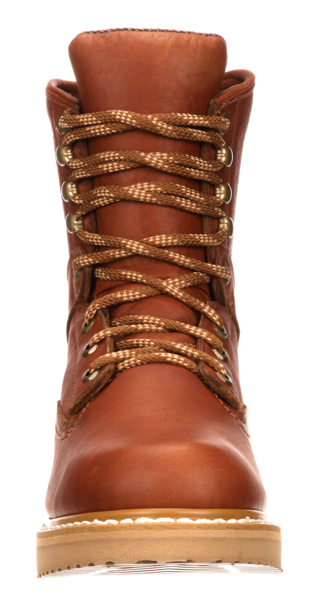 Image #4 - Georgia Boot Men's Wedge Work Boots - Steel Toe, Brown, hi-res