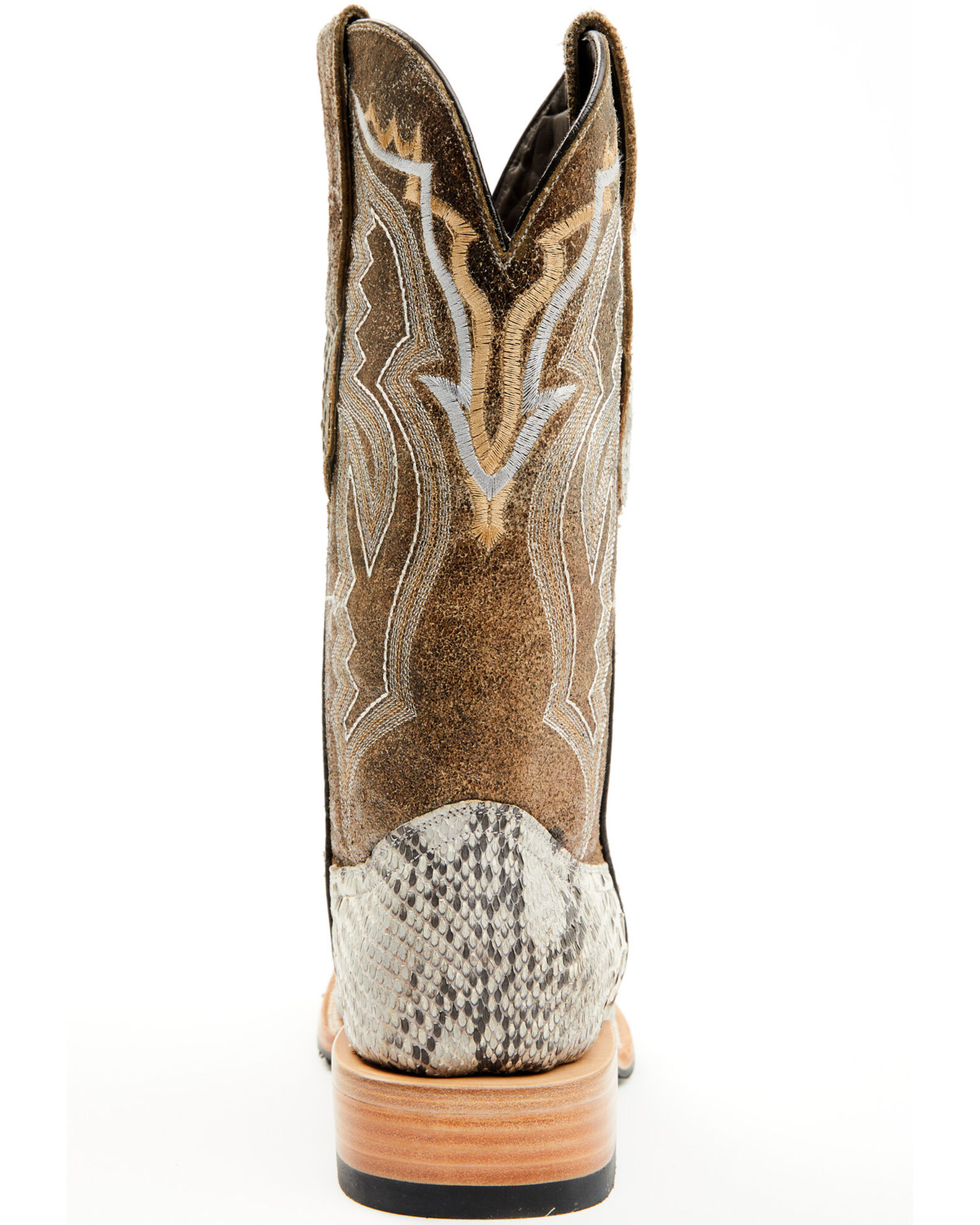 Tanner Mark Men's Exotic Python Western Boots - Broad Square