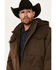Image #2 - Ariat Men's Abilene Heavyweight Hooded Insulated Parka Jacket, Brown, hi-res