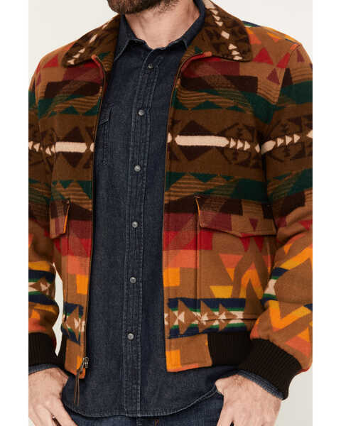 Image #3 - Pendleton Men's Colton Multicolored Zip Jacket, Brown, hi-res