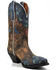 Image #1 - Dan Post Women's Humming Bird Heart and Floral Inlay Western Boots - Snip Toe , Orange, hi-res