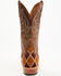Image #5 - Horse Power Men's Patchwork Western Boots - Square Toe, Tan, hi-res
