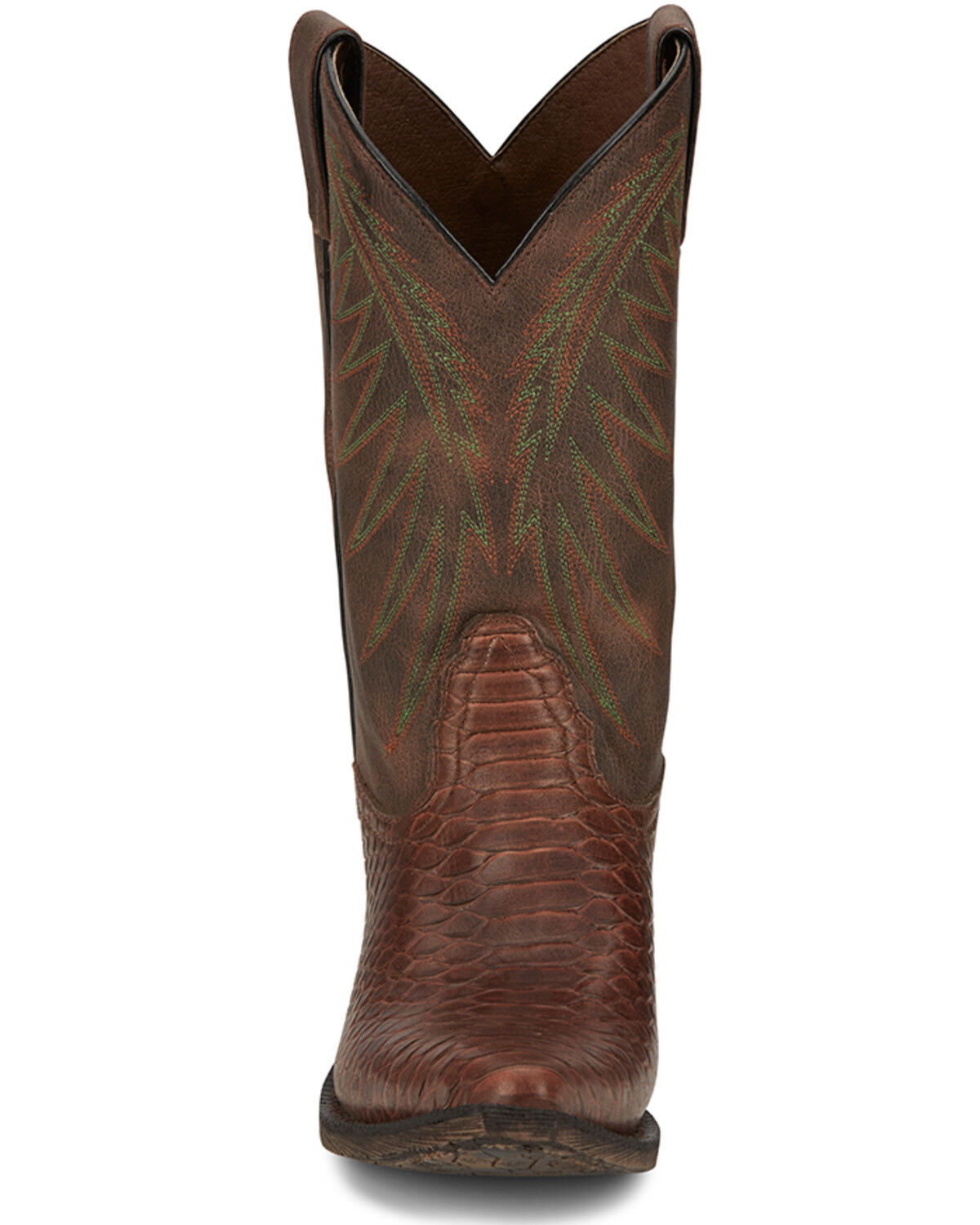 Image #4 - Nocona Women's Carlita Snake Print Western Boots - Snip Toe, , hi-res