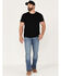 Image #1 - Wrangler Retro Men's 88MWZ Normande Medium Wash Slim Straight Stretch Denim Jeans, , hi-res