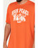 Image #3 - Levi's Men's High Peaks Logo Graphic T-Shirt, Orange, hi-res