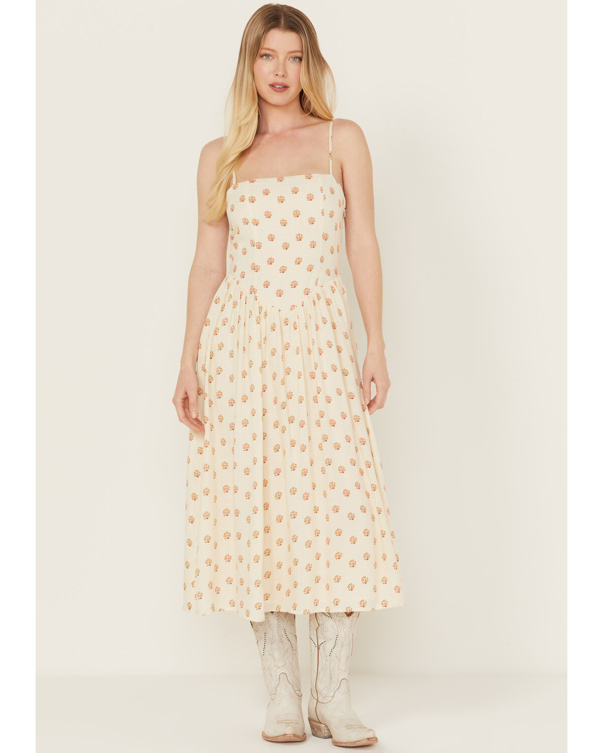 Image #3 - Bila Women's Floral Print Midi Dress, , hi-res