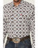 Image #3 - Rodeo Clothing Men's Geo Print Long Sleeve Snap Western Shirt, White, hi-res