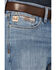 Image #2 - Cinch Men's Grant Medium Stonewash Relaxed Bootcut Performance Stretch Denim Jeans, Medium Wash, hi-res