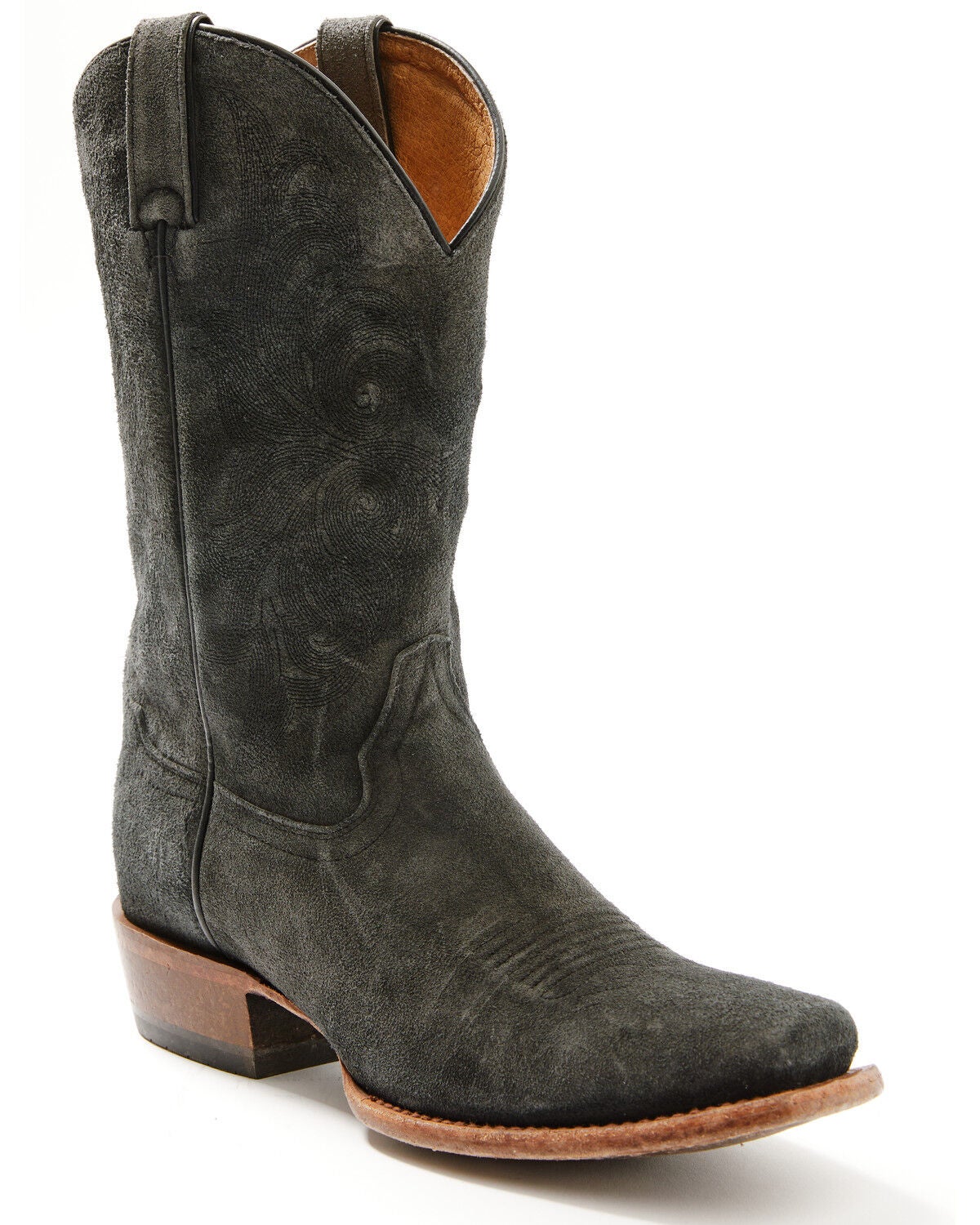 Moonshine Spirit&reg; Men's Gunsmoke Western Boots - Square Toe, Black, hi-res