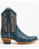 Image #2 - Circle G Women's Triad Ankle Western Boots - Snip Toe, Navy, hi-res