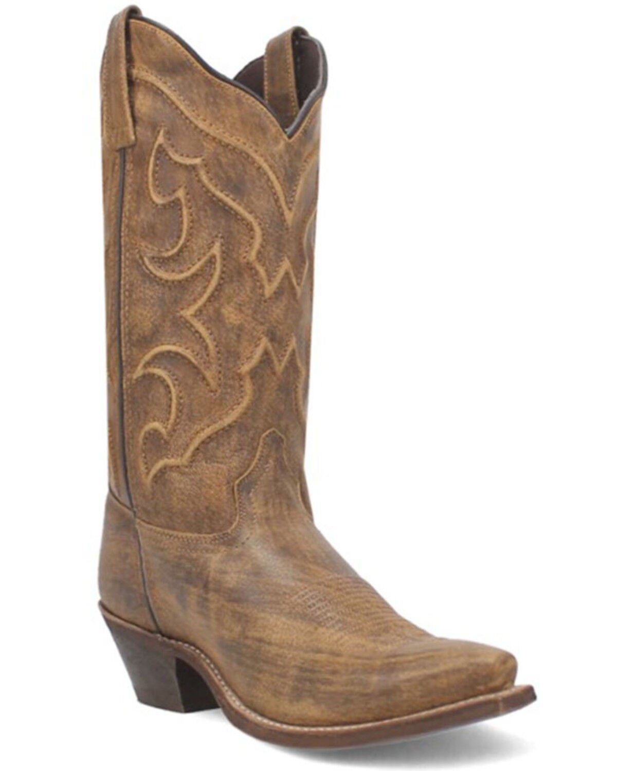 Laredo Women's Reva Western Boots - Snip Toe, Honey, hi-res