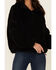 Free People Women's Nantucket Fleece Pullover , Black, hi-res