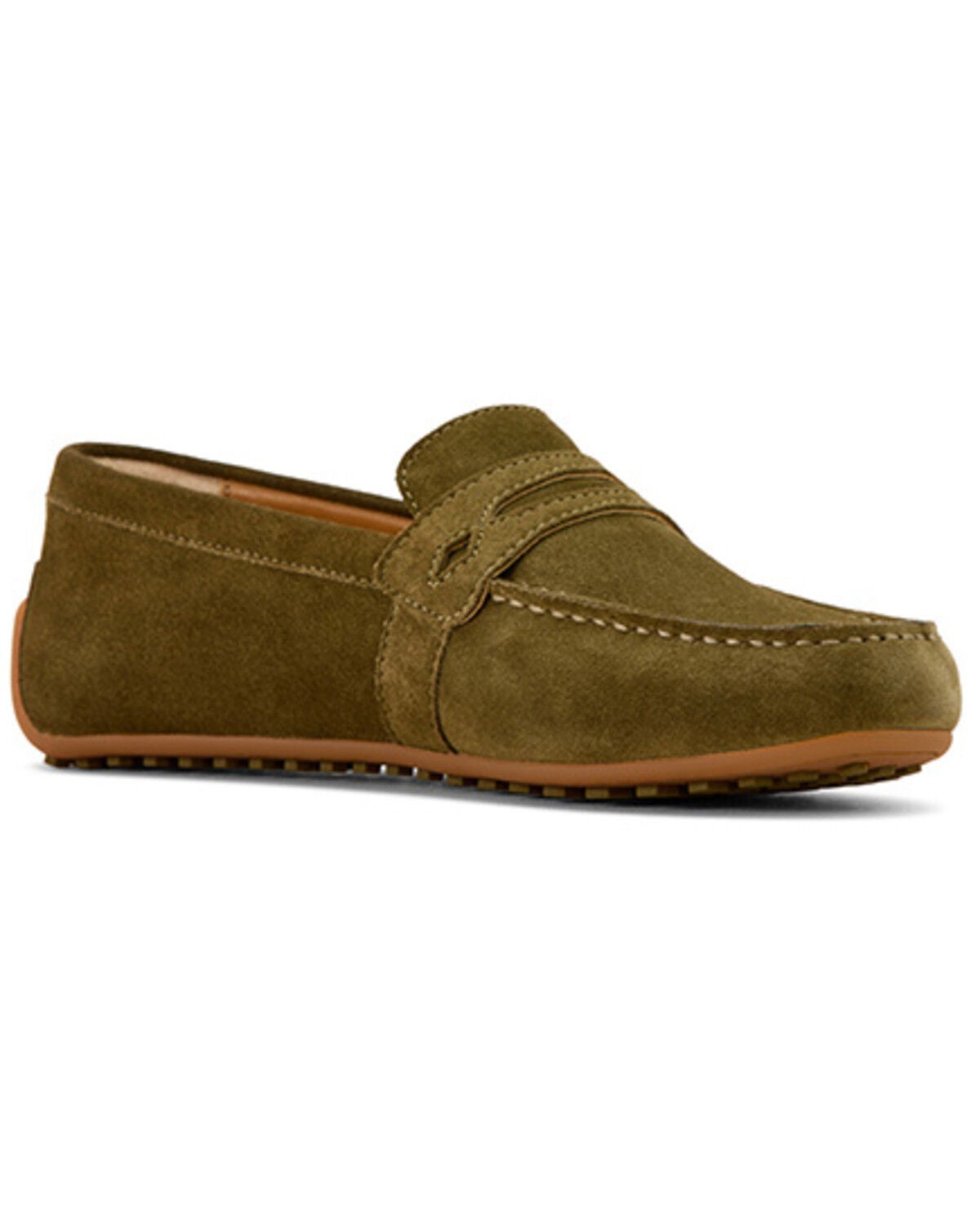 Ariat Women's Selene Casual Driving Shoes - Moc Toe, Olive, hi-res