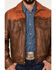Image #3 - Scully Men's Color Block Leather Jacket, Tan, hi-res