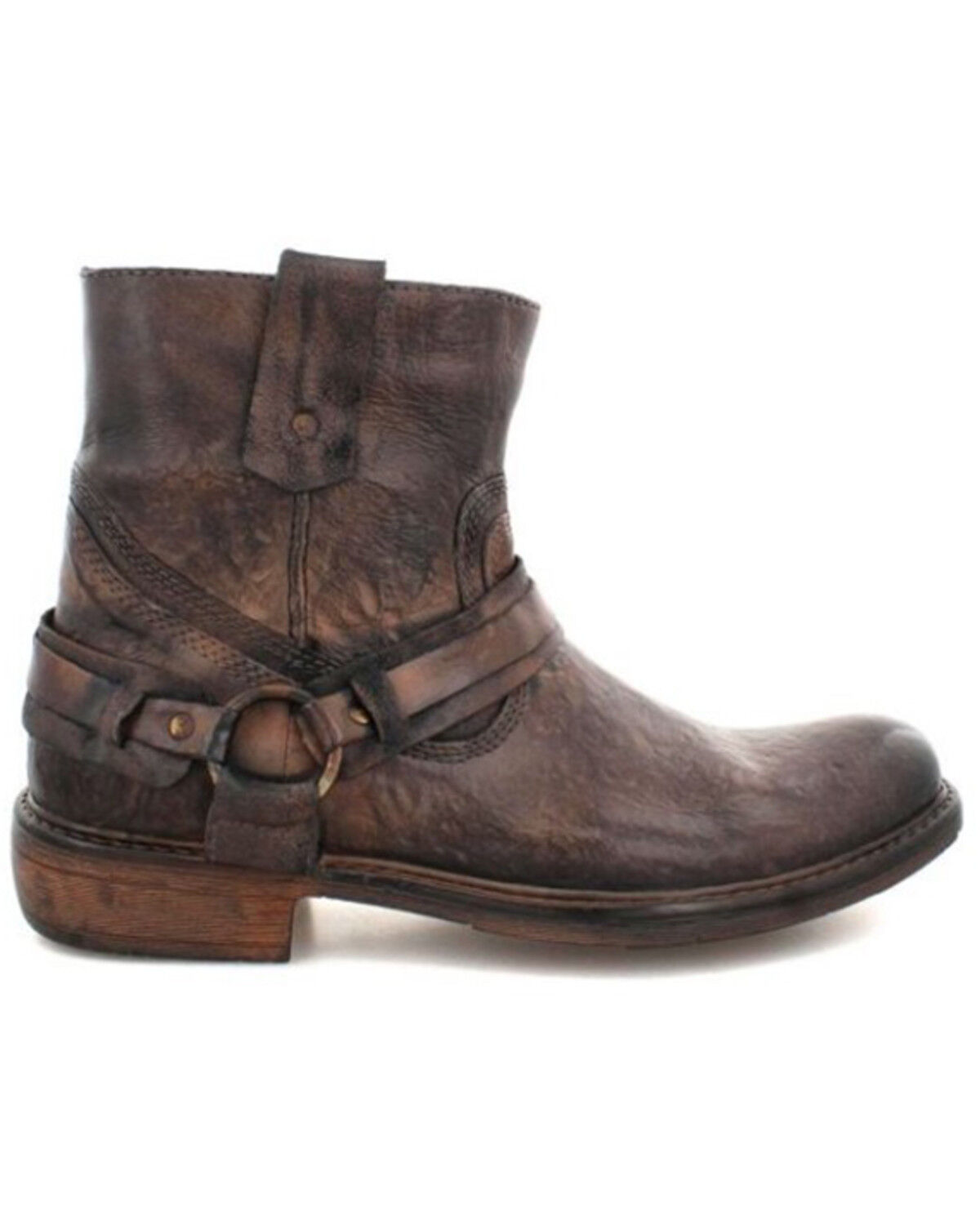 Image #2 - Roan by Bed Stu Men's Native II Western Casual Boots - Square Toe, Black, hi-res