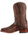 Image #3 - El Dorado Men's Handmade Caiman Belly Stockman Boots - Broad Square Toe, Bronze, hi-res