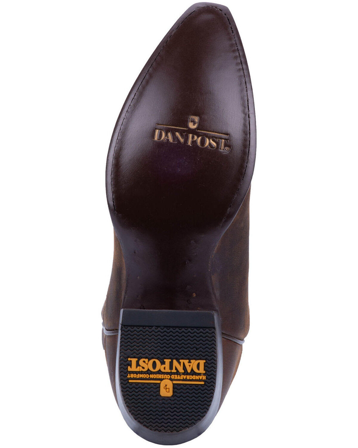 Image #7 - Dan Post Men's Renegade Mignon Western Boots - Snip Toe, Bay Apache, hi-res