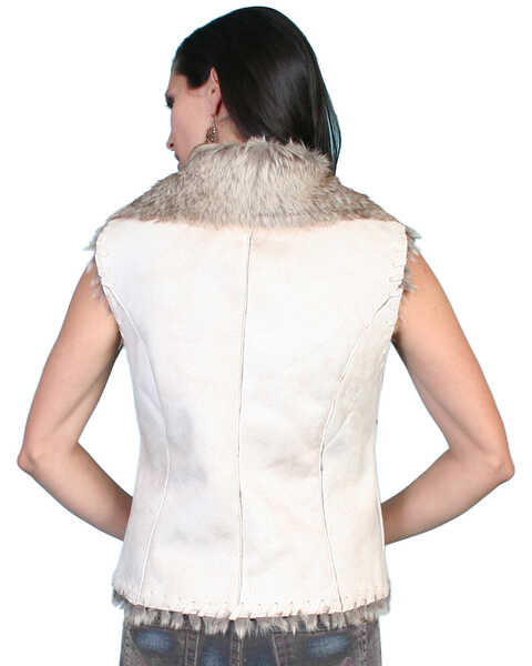 Scully Faux Shearling Vest, Chalk, hi-res