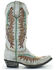 Old Gringo Women's Harper Hand Woven Cowgirl Boots - Snip Toe , White, hi-res