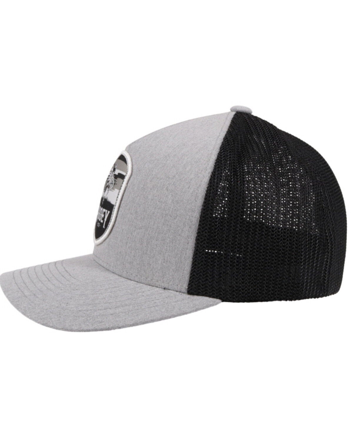 Image #5 - HOOey Boys' Grey Cheyenne Patch Flex Fit Mesh Ball Cap , Grey, hi-res