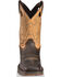 Durango Rebel Saddle Cowboy Boots - Square Toe, Brown, hi-res