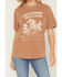 Image #3 - Idyllwind Women's Here Comes Trouble Short Sleeve Graphic Tee, Caramel, hi-res
