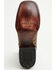 Image #7 - Tanner Mark Men's Exotic Caiman Print Western Boots - Broad Square Toe, Brown, hi-res