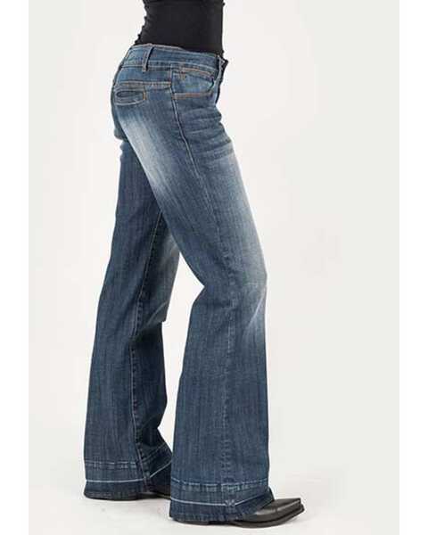 Stetson Women's Dark 214 City Trouser Fit Jeans, Blue, hi-res