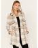 Image #1 - Rock & Roll Denim Women's Plaid Print Eyelash Knit Coat, , hi-res