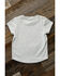 Image #3 - Wrangler Toddler Girl's Horse Short Sleeve Graphic Tee, White, hi-res