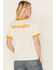 Image #4 - Wrangler Women's Logo Graphic Ringer Graphic Tee, Ivory, hi-res