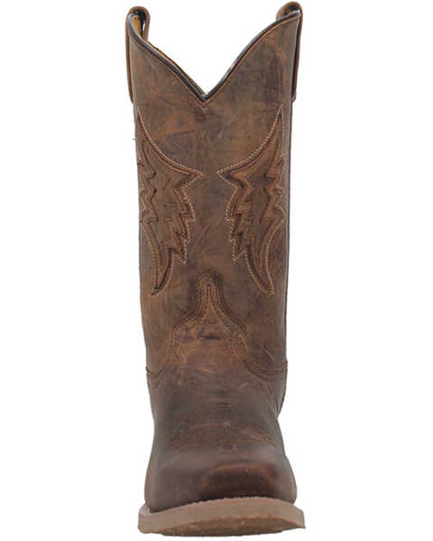 Image #4 - Laredo Men's Nico Western Boots - Square Toe, Taupe, hi-res