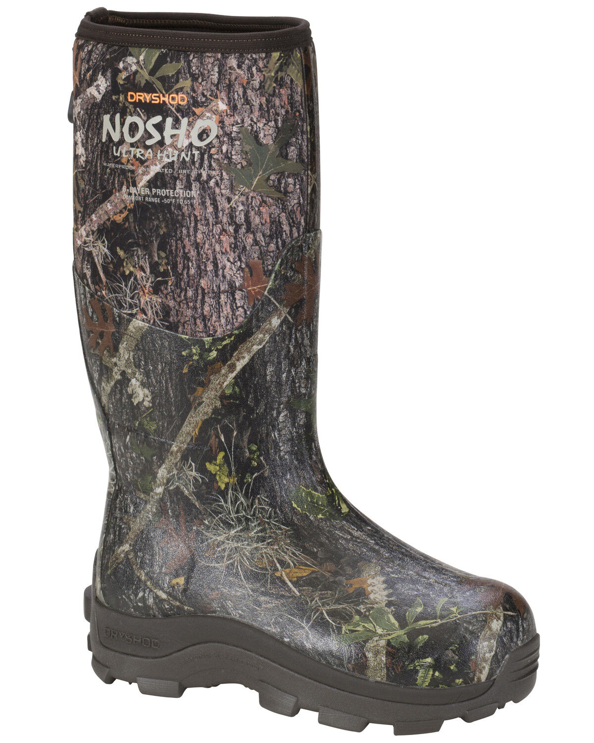 Image #2 - Dryshod Men's Ultra NOSHO Hunting Boots, Camouflage, hi-res