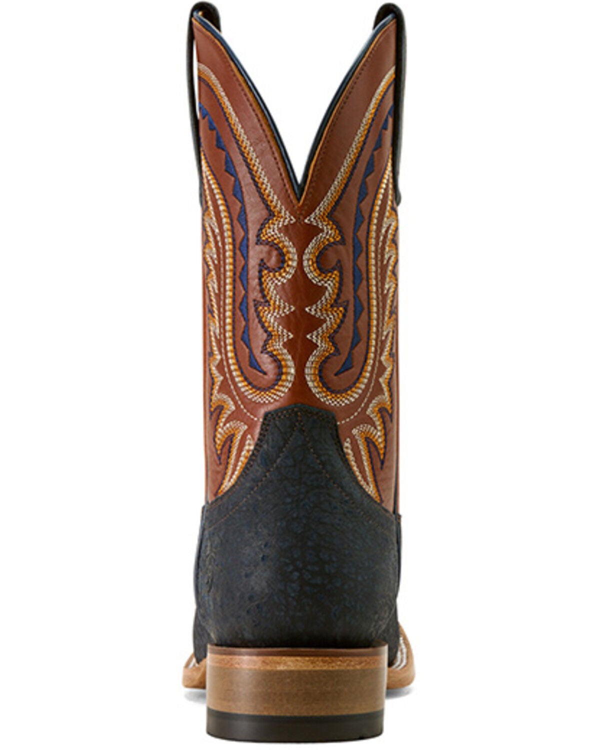 Image #3 - Ariat Men's Rock Ridge Western Boots - Broad Square Toe, Navy, hi-res