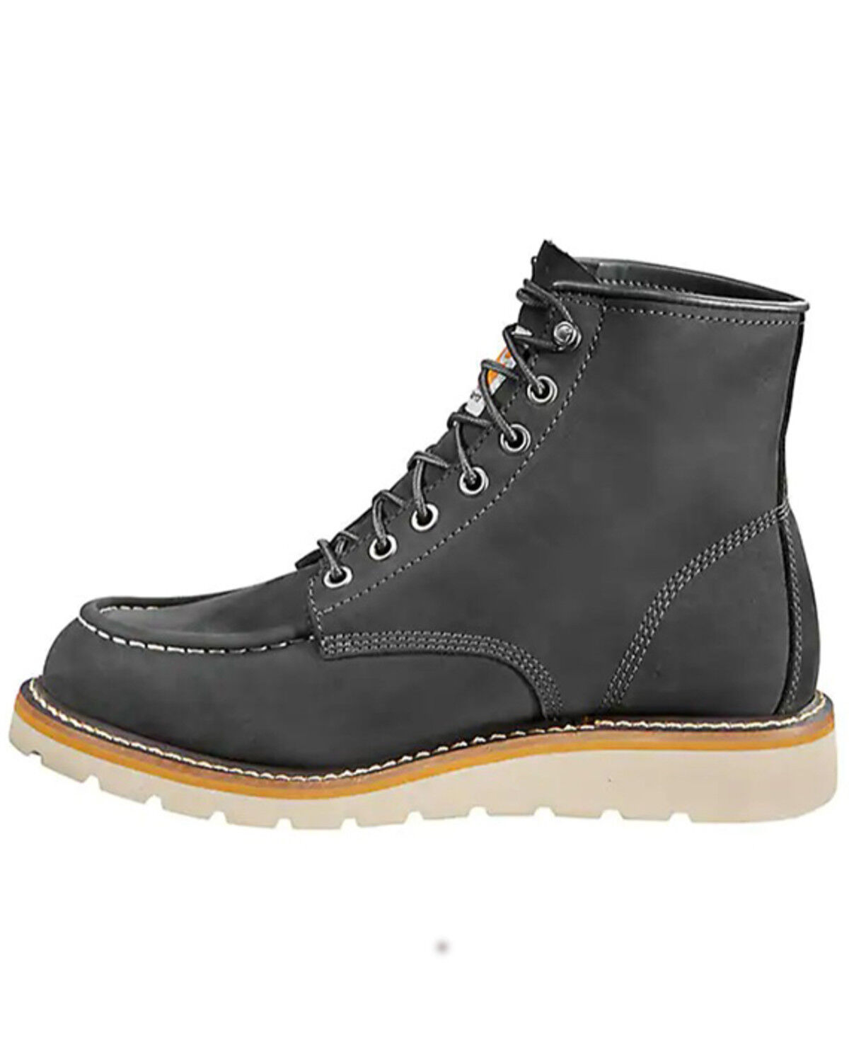 Image #3 - Carhartt Women's Moc 6" Wedge Work Boot - Soft Toe, Dark Grey, hi-res