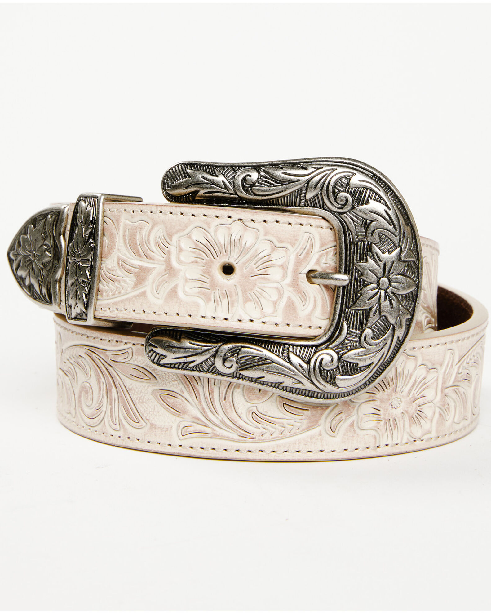 Floral Buckle Cowgirl Belt