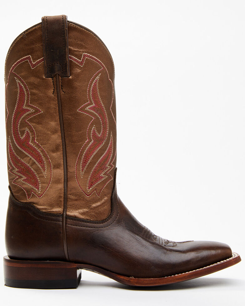 Shyanne Women's Frankie Western Boots - Wide Square Toe, Brown, hi-res