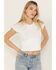 Image #1 - Free People Women's Protagonist Tee, White, hi-res