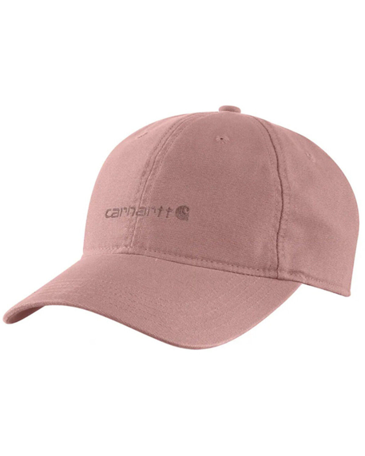 Image #1 - Carhartt Women's Logo Ball Cap, Burgundy, hi-res
