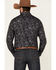 Rock & Roll Denim Men's Charcoal Floral Print Long Sleeve Western Shirt, Charcoal, hi-res