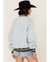 Image #4 - The Laundry Room Women's Denim Coors Ghost Stadium Bomber Jacket, Light Wash, hi-res