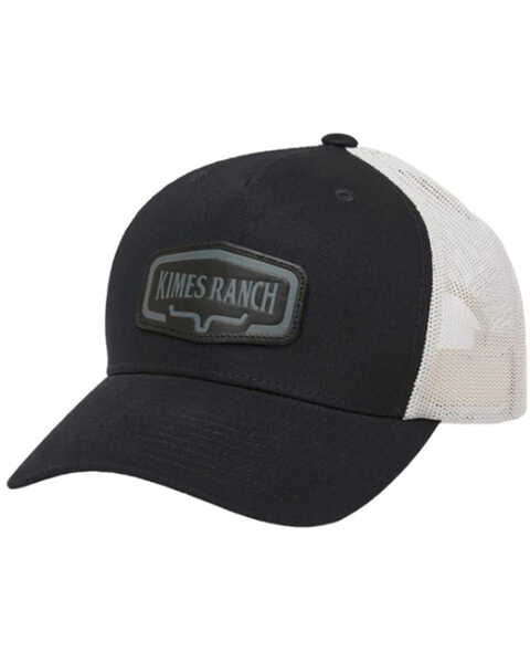 Kimes Ranch Men's Dodson Premier Black Baseball Cap , Black, hi-res