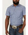 Image #3 - Pendleton Men's Carson Chambray Dobby Short Sleeve Button Down Western Shirt , Blue, hi-res
