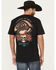 Image #1 - Howitzer Men's Liberty or Death Short Sleeve Graphic T-Shirt, Black, hi-res