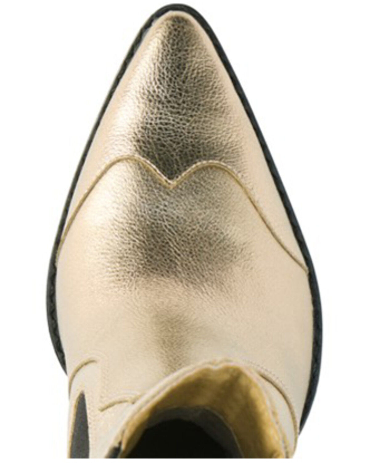Image #6 - Matisse Women's Keith Western Booties - Snip Toe, Gold, hi-res