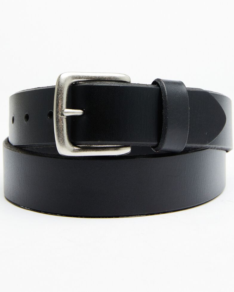 Hawx Men's English Bevel Work Belt, Black, hi-res