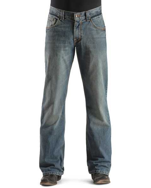 Image #2 - Cinch Jeans - Carter Relaxed Fit - Tall, Med Stone, hi-res