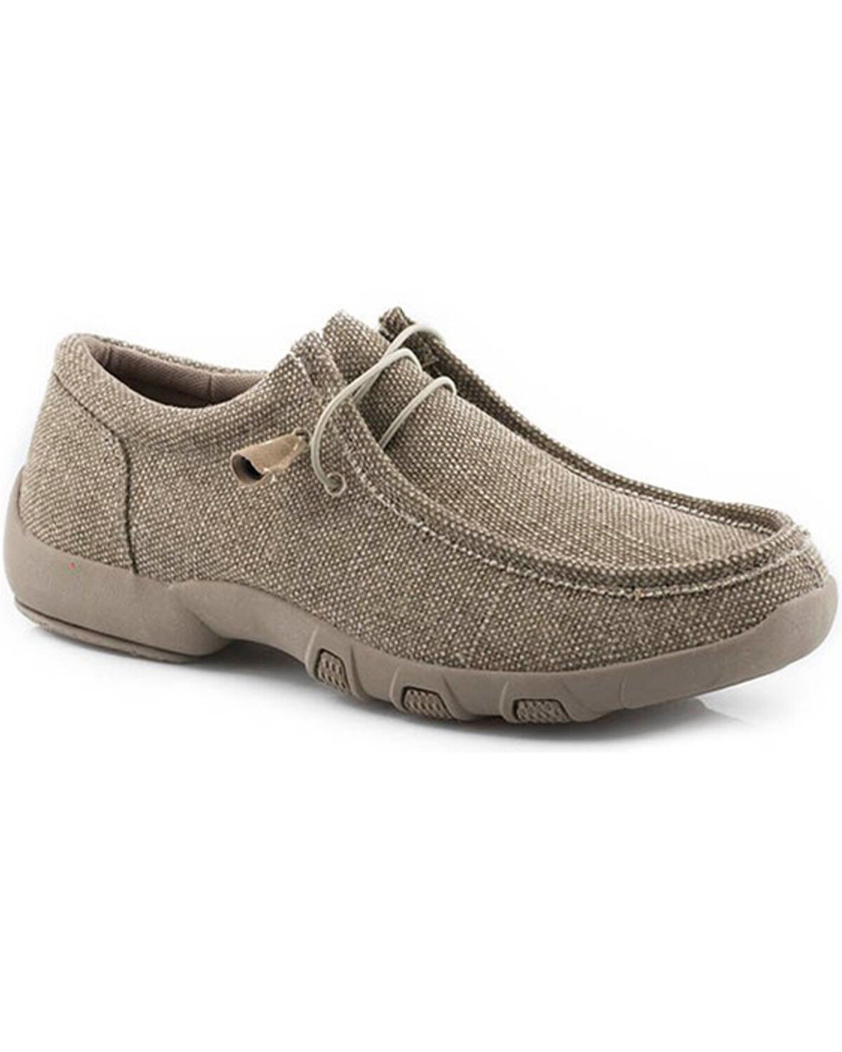 Image #1 - Roper Men's Chillin Casual Shoes - Moc Toe, Tan, hi-res
