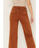 Image #4 - Cleo + Wolf Women's High Rise Distressed Stretch Loose Wide Jeans, Brown, hi-res