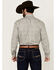 Image #4 - Stetson Men's Medallion Print Long Sleeve Snap Western Shirt, Grey, hi-res